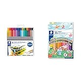 staedtler 144 c144 Product 1: Bolígrafo con dos puntas de fibra para las mejores creatividades y caligrafías sobre papel.