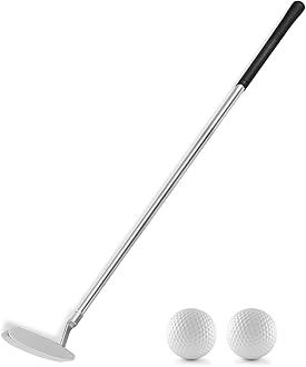 - Golf Putters, Two Way Putters for Men Women Adults Right/Left Handed, Mini Club Golf Set for Children, Teenagers with 2 Golf Balls Enhance Your Putting Game