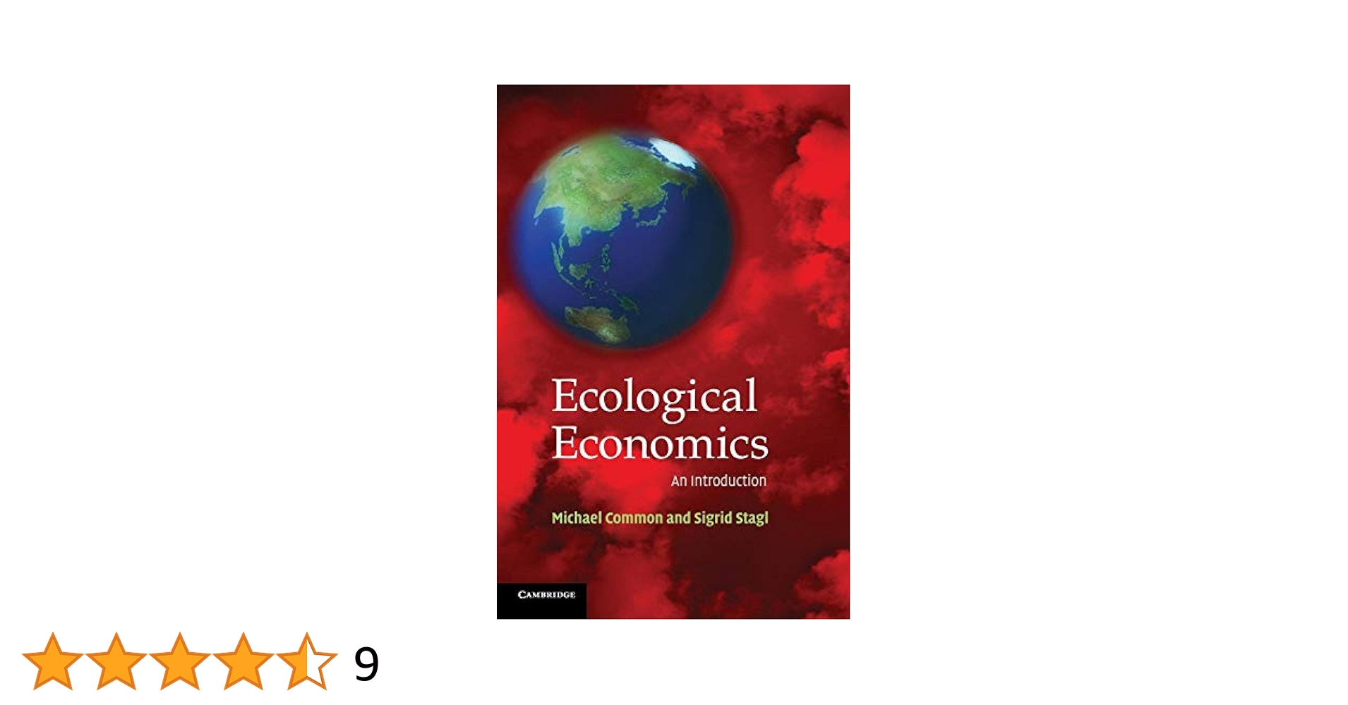 Ecological Economics: An Introduction: Common, Michael