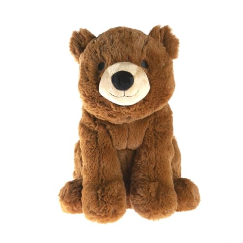 Bouillotte peluche ours brun Pelucho aux grains de blé et lavande de France