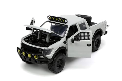 Jada Just Trucks 1:24 Ford F-150 SVT Raptor Die-Cast Gris miniatura 4