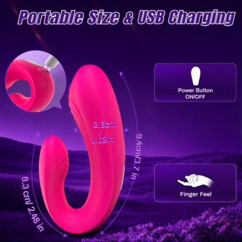 Image of Big Shocked Couples Vibrator Female Sex Toys - Remote Control Wearable Vibrators C Shaped Adult Couples Sex Toy G Spot Vibrater Clitoral Penis with 9 Powerful Double-Ended Dildos Adult Toys for Women