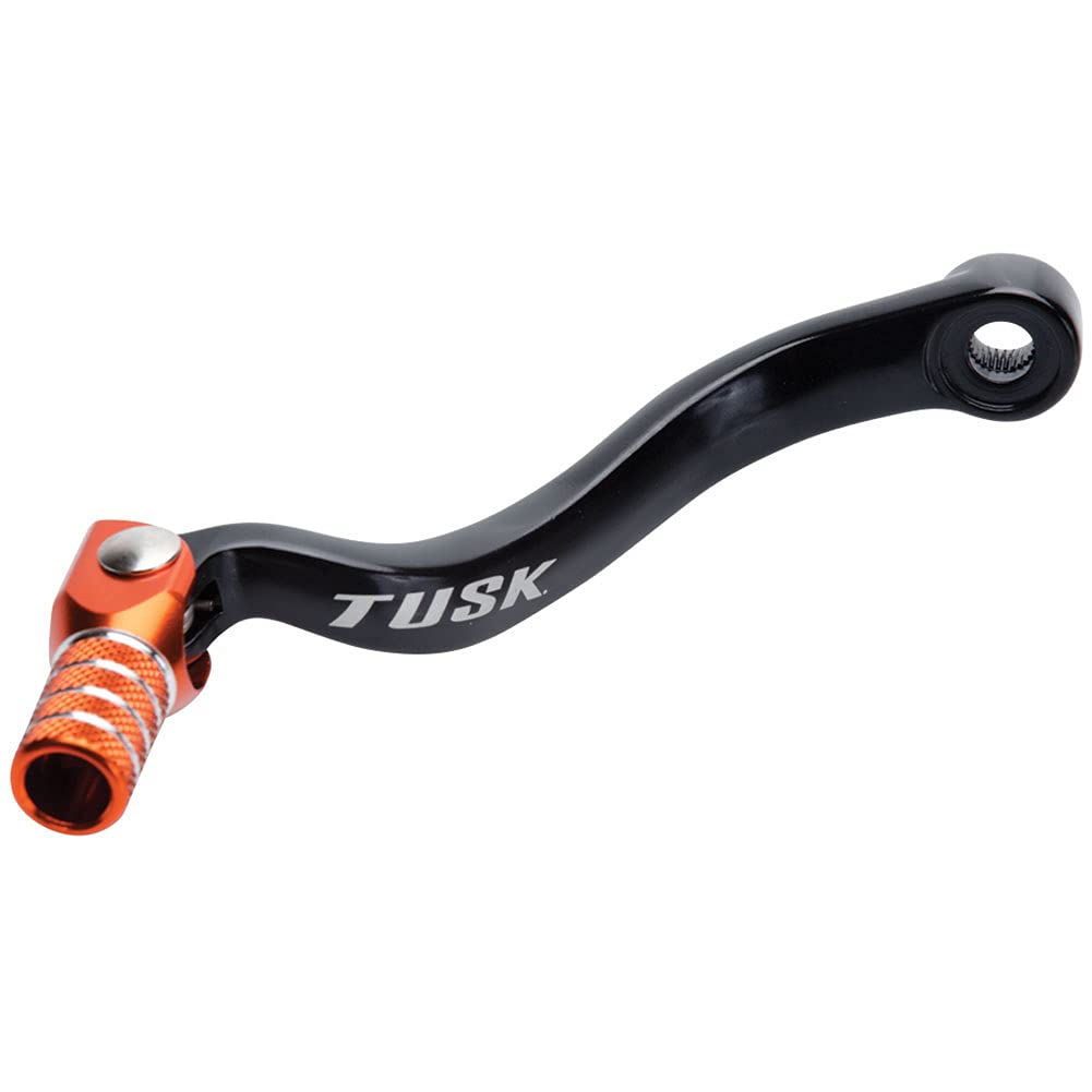 Amazon.com: TUSK Folding Shift Lever Black/Orange Tip Compatible