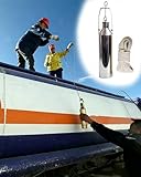 Elitix Probenehmer 500-ml-/1000-ml-Ölsammelbehälter mit 20 m Seil, Kraftstoffentnahmebecher für Raffinerien, Petrochemische Probenahmezange(1000ml,Steel)