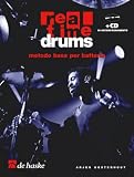 Arjen Oosterhout Real Time Drums Metodo Base per Batteria con CD | Corso per Principianti con Esercizi Musicali | Tecniche Rock e Funk | Libro Didattico per Giovani Batteristi e Scuole di Musica
