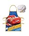 Disney Cars Lightning McQueen fartuch kuchenny z kapeluszem (3-6 lat)