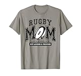 Loud Proud Rugby Mom Rugby Player Mama Family Funny Cute T-Shirt