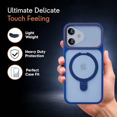 Image of AIBEX Back Cover Case for Apple iPhone 15 MagSafe Compatible | Slim Case with Wireless Charging Support Anti-Scratch, Shockproof, Anti-Fingerprint & Lightweight Military-Grade Protective Cover - Black
