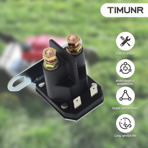 Solenoide de arranque para John Deere AM133094 cortacésped 725-04439 3