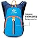 Ivygreen Kids Hydration Backpack, Hiking Backpack for Boys or Girls with 1.5L Water Bladder (Blue - Small)