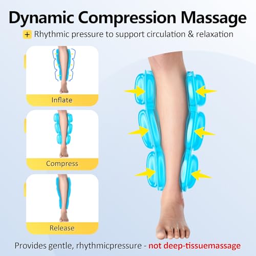 Image of Comfytemp Cordless Air Compression Calf Massager with Heat (Fit 13 inch~18 inch)