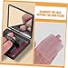 IWOWHERO 2sets Oil Absorbing Face Blotting Paper Sheets Mirror Case and Puff for Oily Skin Quickly Absorbs Excess Oil Makeup-friendly Portable and Convenient for Travel
