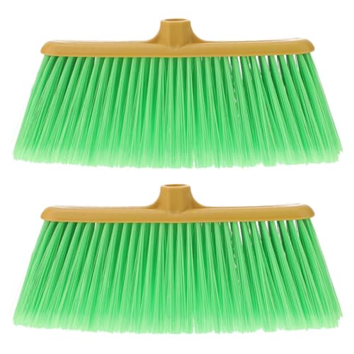 Cabezal de Escoba de Plástico Verde con diseño resistente y práctico 2
