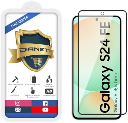 Pelicula De Vidro Temperado Para Samsung Galaxy S24 Fe 5g Filme 3...