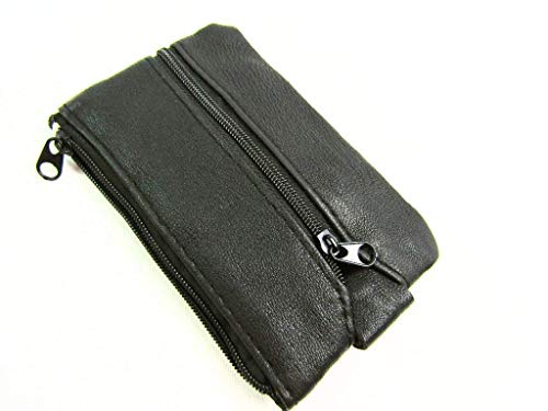 The Leather Emporium Men's Coin Pouch Keycase Card Holder Purse Wallet3