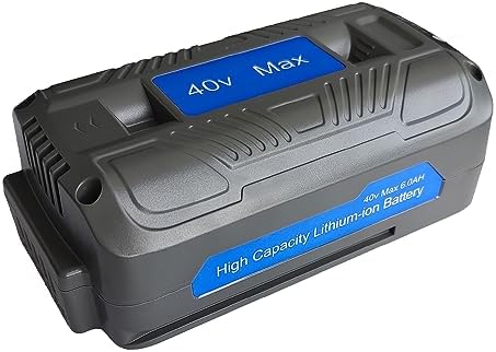 hogardsujia 40V 6.0Ah iBAT40XRP Battery Replacement for Snow Joe + Sun Joe 40V iBAT40 iBAT40XRP iBAT40XR-RM iBAT40-RM Battery, Compatible with Snow Joe 40V Snow Blower and Sun Joe 40V Wireless iON