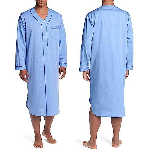 Man Top Long Tops Tshirts Pajamas PJ for Man V Neck Muslim Top 2025 Trendy Y2K4