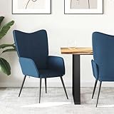 Confort enveloppant toute la journée: assise 47,5 x 46 cm rembourrée en mousse haute densité et dossier généreux pour une détente optimale, que vous lisiez dans le salon ou maquilliez-vous devant votre coiffeuse