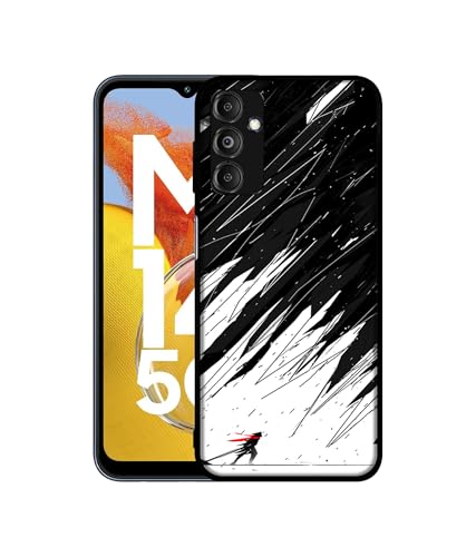 Image of Geometric Strom Design Premium 2D Printed Metal Back Case Cover for Samsung Galaxy M14 5G