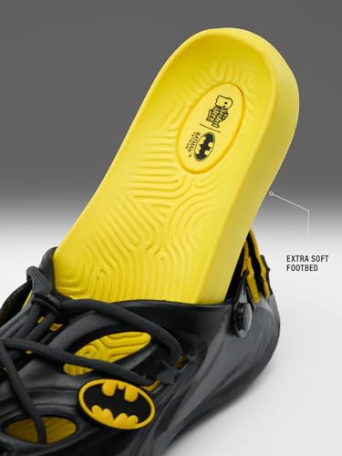 Image of The Souled Store Hydros: Men Clogs | Lightweight EVA Slip-on Sandals for Men with Adjustable Velcro Strap, Removable Laces & Detachable Naruto Silicone Charms