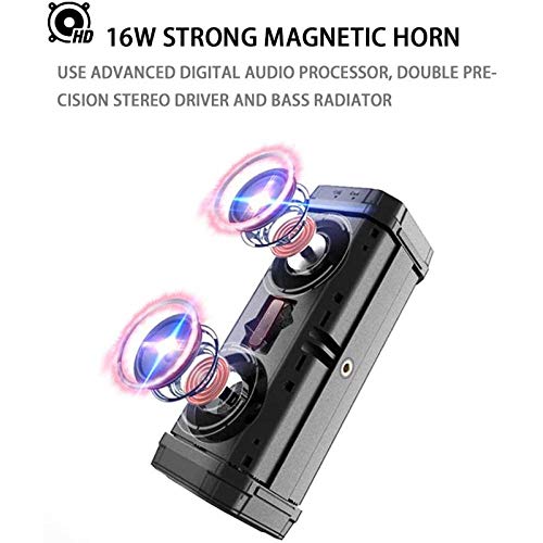 Enceinte Bluetooth sans coupure avec micro intégré et basses 16W
