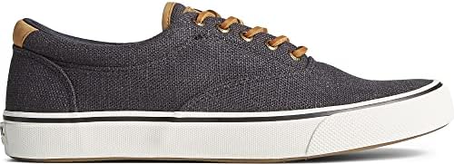 Sperry Men's, Striper II CVO Hemp Sneaker Black 9 M | Image 1