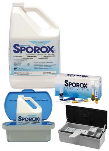 SPOROX II Sterilizing and Disinfecting Solution, 1 Gal. (3.8L), 4/cs by Sultan Healthcare