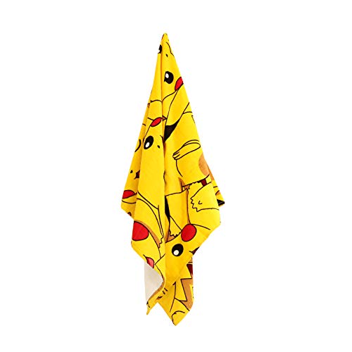 Pokemon Boom Pikachu Handdoek, Katoen, Geel, 140 x 70 x 2 cm - Image 8