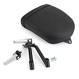 Artudatech Rear Passenger Seat Cushion Pillion Pad & Foot Pegs Kit for Honda CMX 300/500 Rebel...