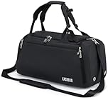 Sports Duffle Bag with Shoes Compartment and Wet Pocket, 42L Waterproof Gym Bag for Men and Women, Durable Travel Duffel Bag with Shoulder Strap and Combination Lock