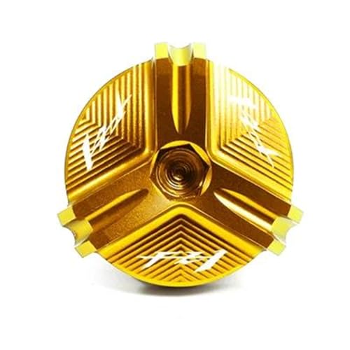 Tapa de depósito de frenos y tapón de motor dorados para FZ1 FAZER 2006-2015