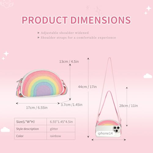 Toddler Rainbow Crossbody Bag - 35% Off, Now $8.49