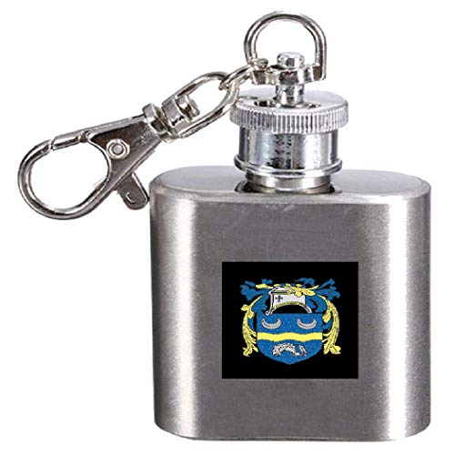 Flasque gravée KERYING blason poisson finition premium en acier inoxydable - 2