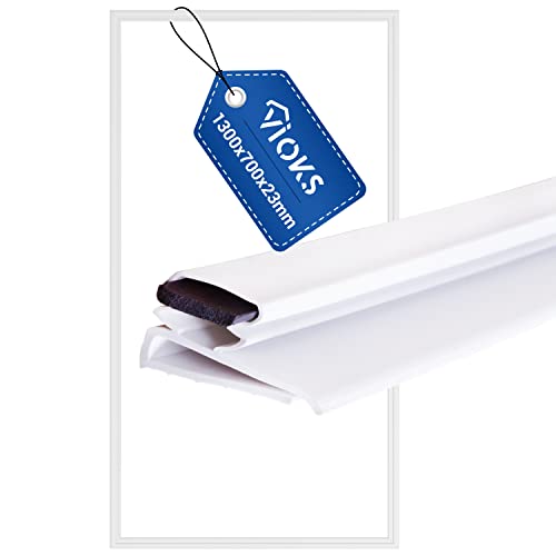 VIOKS Kit de Joint de Porte pour réfrigérateur 1300x700mm, Joint d'Étanchéité Magnétique Universel pour Frigo Congélateur