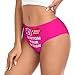 Custom Panties for women Custom Underwear with Photo Customized Sexy Funny Briefs Underwear for Lover Mom Wife Anniversaries Add Your Text/Image 2 Sides Print 4X-Large Pink