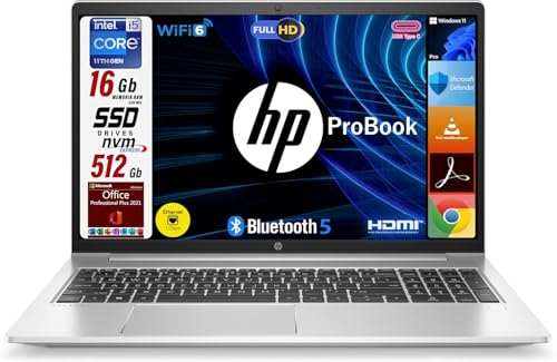 HP ProBook G8 450 Laptop, CPU Intel Core i5 11th