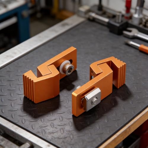 Evita colisiones con abrazaderas laterales CNC de perfil bajo para fresado en T-Track 4