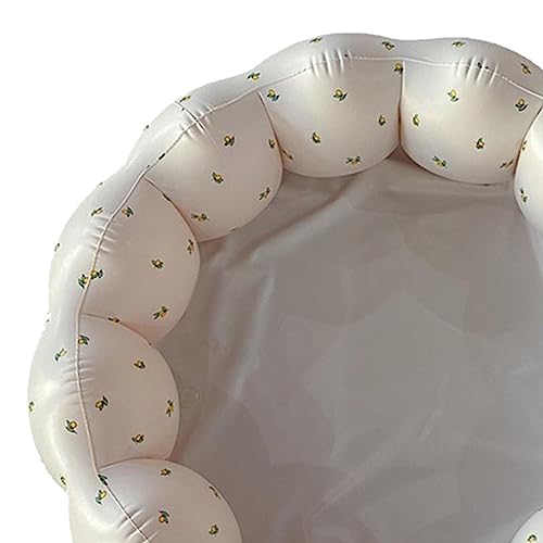 Image of MYADDICTION Petal Inflatable Baby Pool with Pump Baby Pool for Indoor Girls Boys