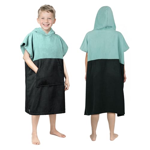 Zingtto Kapuzenhandtücher für Kinder Surf-Poncho Bademantel...