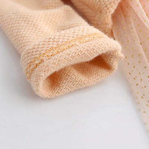 Roupas De Bebe Menina Vestido Infantil Pompons Tamanho:De 9 a 12 meses