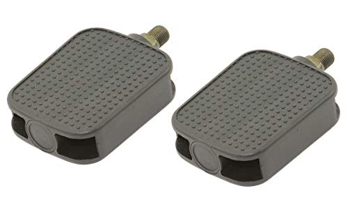 Alta Flat Square Platform Barefoot Surface Style Bicycle Pedals in