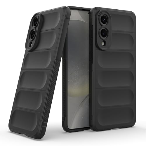 Image of Amazon Basics Back Case Cover for Samsung Galaxy S25 Edge | Compatible for Samsung Galaxy S25 Edge Back Case Cover | Liquid Silicon Magic Case for Samsung Galaxy S25 Edge with Camera Protection |Black