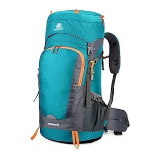 65L Unisex Backpack for Men and Women Travel Outdoor Bag Camping Rucksack Large Capacity (Color : C, Size