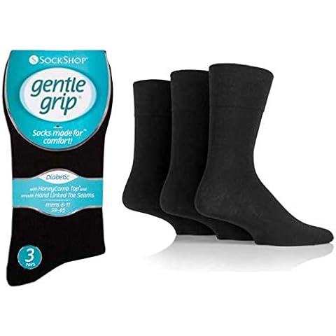 Gentle Grip Diabetic Cotton Rich Socks Cover