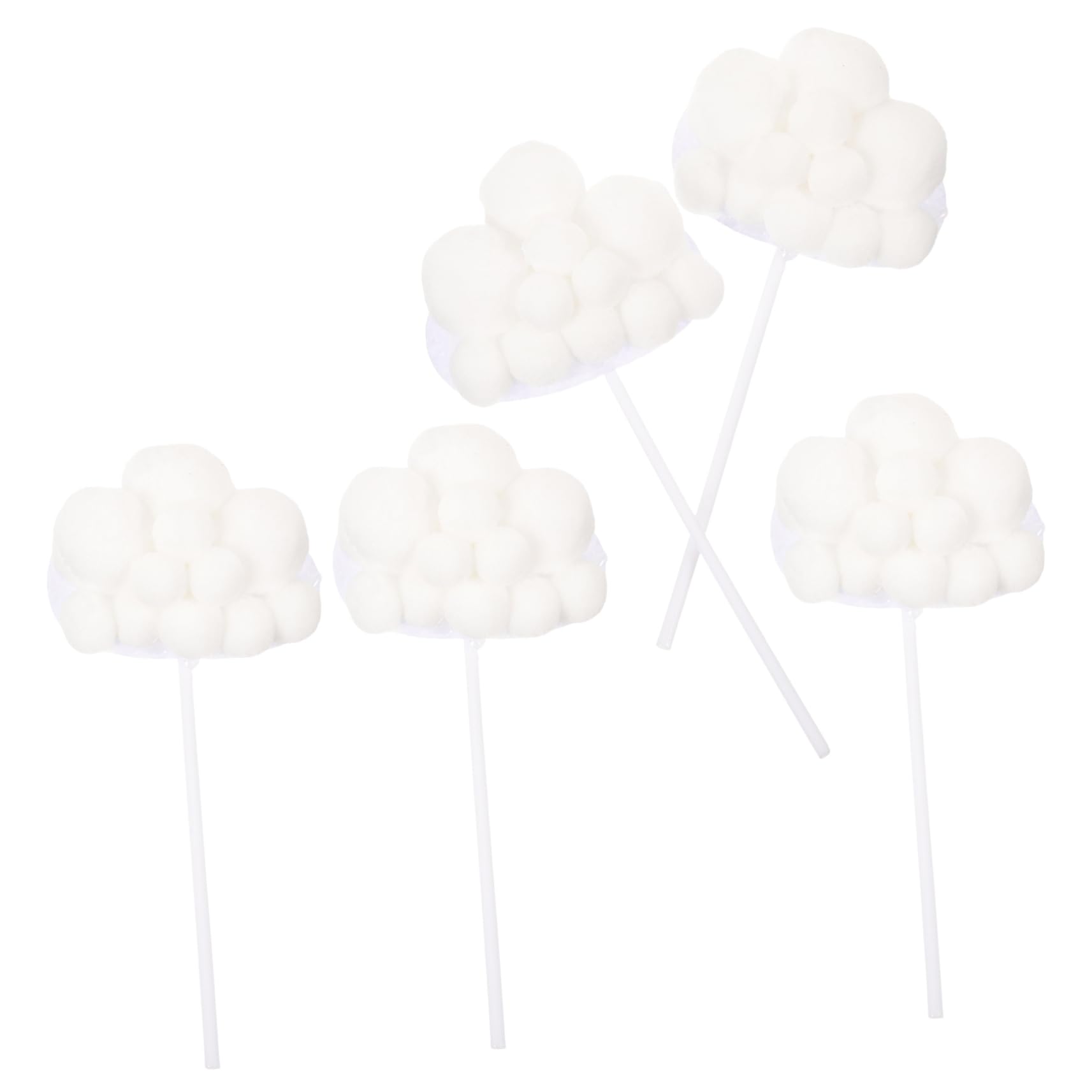 KOMBIUDA 20piezas Decoración De Tartas De Nube De Topper para Cumpleaños Accesorios para Fiesta y Postres Color