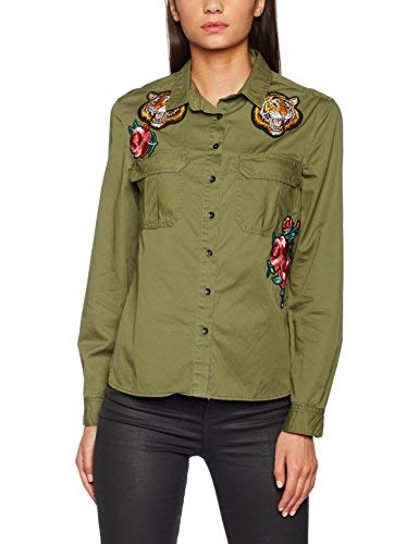 New Look Tiger Badge Military Camicia Donna