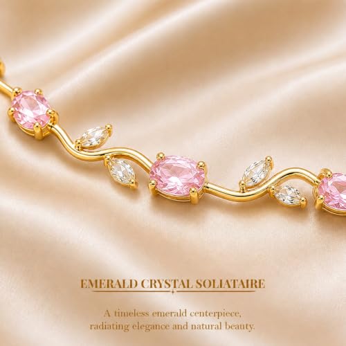 Image of Aurie Tulip Bracelet for Women & Girls | Anti Tarnish Stainless Steel Floral Bracelet |Party and Daily Wear Jewellery
