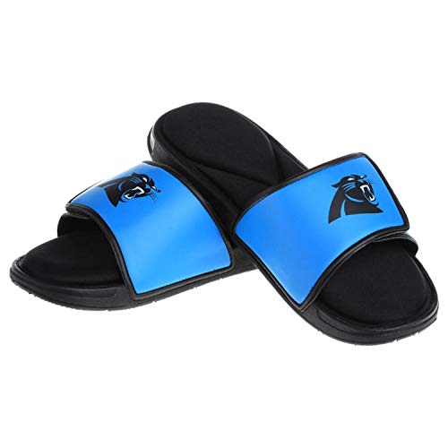 FOCO Carolina Panthers NFL Mens Foam Sport Slide - S
