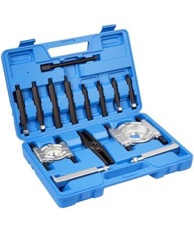 DAYUAN 14Pcs Bearing Separator Puller Set, Heavy Duty 5 Ton Capacity 2 inch and 3 inch Bearings Splitters Puller Kit