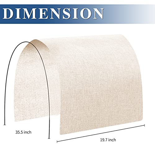 Spwiy Linen Sofa Armrest Protector Cover Sofa Armchair Slipcover 2 Pcs For Living Room Loveseat Sofa Couch Recliner Luxury European Sofa Arm Protector Nonslip For Pets, Cats, Champagne #TOP5